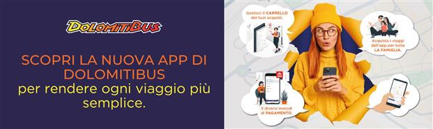 Nuova app Dolomiti Bus: per rendere ogni viaggio più semplice